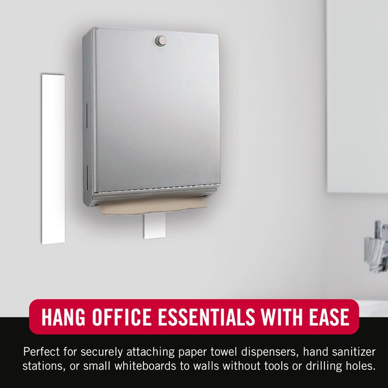 Velcro شريط فيلكرو العلامة التجارية الثقيل مع لاصق | 25 قدم لفة بالجملة بعرض 2 بوصة | يحمل 10 أرطال، أبيض | قوة صناعية قوية للتثبيت للاستخدام الداخلي أو الخارجي (30082) - Image 5